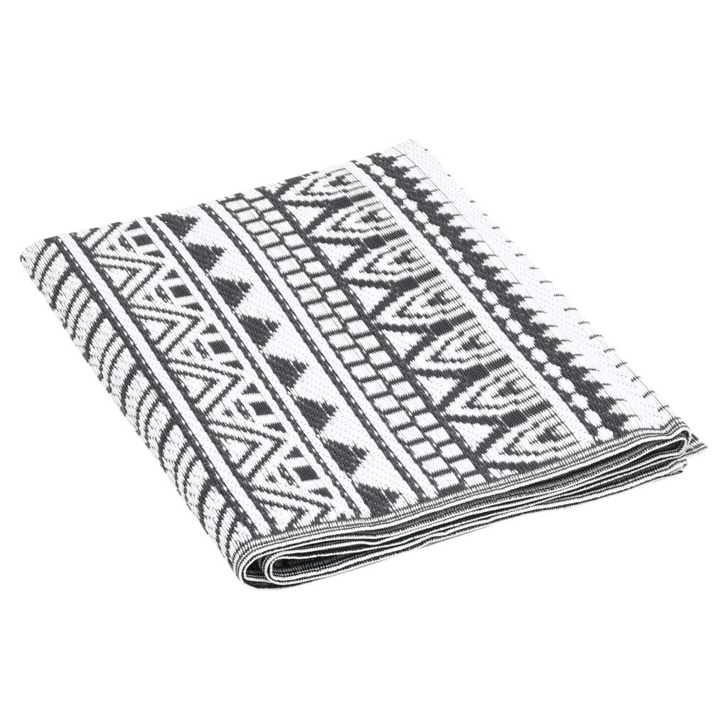 Tappeto da Esterni Nero 160x230 cm in PP cod mxl 69876