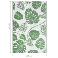 Tappeto da Esterno Verde 190x290 cm in PP cod mxl 57821