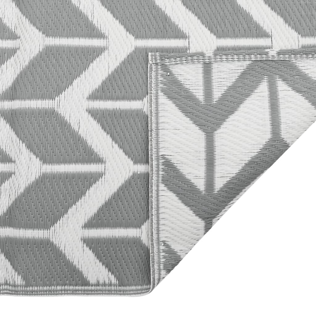 Tappeto da Esterni ARAKIL Grigio 80x250 cm in PP 316948