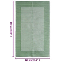Tappeto da Esterni Verde 120x180 cm in PP cod mxl 73028
