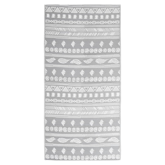 Tappeto da Esterni ARAKIL Grigio 80x150 cm in PP 316968