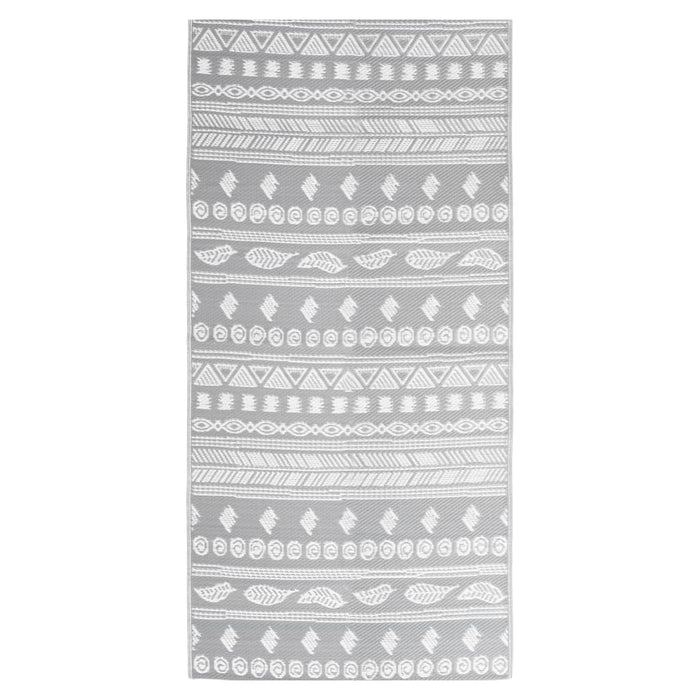 Tappeto da Esterni ARAKIL Grigio 80x150 cm in PP 316968