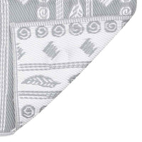 Tappeto da Esterni ARAKIL Grigio 120x180 cm in PP 316970