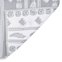 Tappeto da Esterno ARAKIL Grigio 190x290 cm in PP 316973