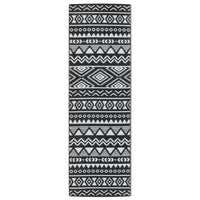 Tappeto da Esterni ARAKIL Nero 80x250 cm in PP 316976