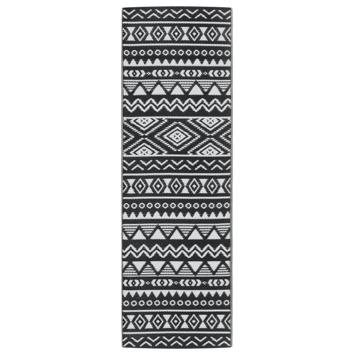 Tappeto da Esterni ARAKIL Nero 80x250 cm in PP 316976