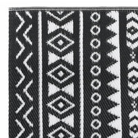 Tappeto da Esterni ARAKIL Nero 80x250 cm in PP 316976