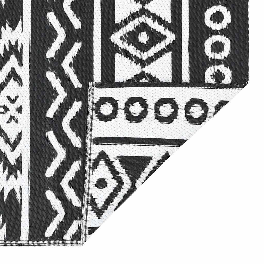 Tappeto da Esterni Nero 120x180 cm in PP cod mxl 77013