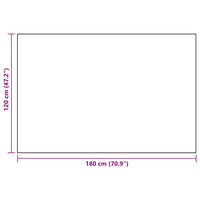 Tappeto da Esterni Nero 120x180 cm in PP cod mxl 77013