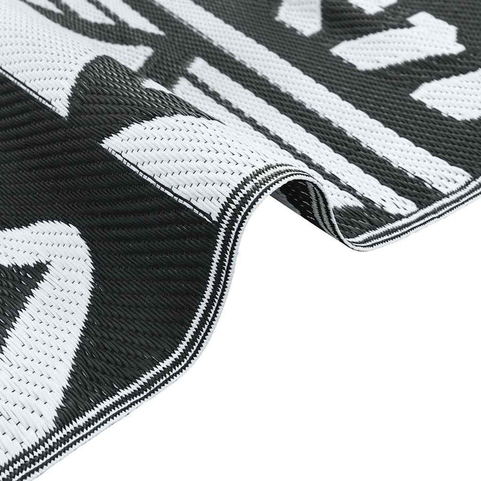 Tappeto da Esterni Nero 160x230 cm in PP cod mxl 77208