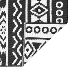 Tappeto da Esterni Nero 160x230 cm in PP cod mxl 77208