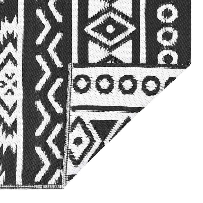 Tappeto da Esterni Nero 160x230 cm in PP cod mxl 77208