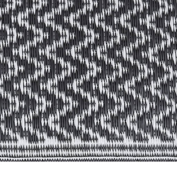 Tappeto da Esterni ARAKIL Nero 140x200 cm in PP 317004