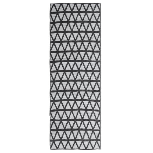 Tappeto per Esterno ARAKIL Nero 80x250 cm in PP 317006