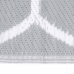 Tappeto da Esterno ARAKIL Grigio 140x200 cm in PP 317010