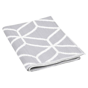 Tappeto da Esterno ARAKIL Grigio 140x200 cm in PP 317010