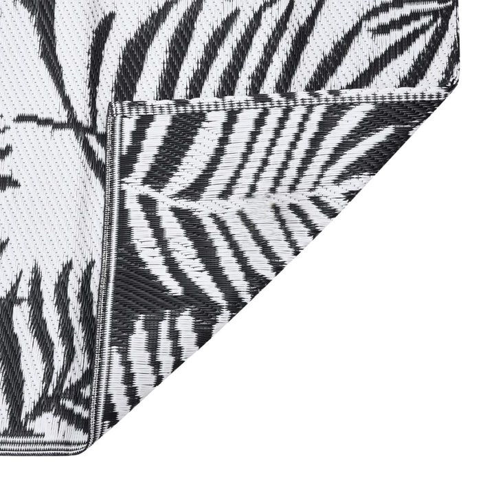 Tappeto per Esterno ARAKIL Nero 80x250 cm in PP 317012