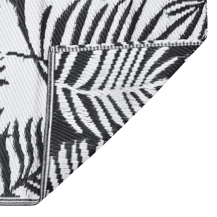 Tappeto da Esterni Nero 140x200 cm in PP cod mxl 63654