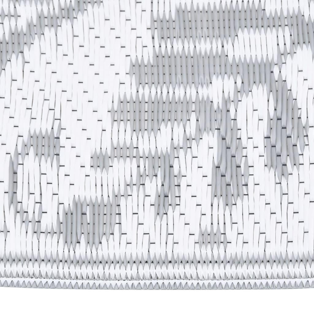 Tappeto da Esterno ARAKIL Grigio Chiaro 80x250 cm in PP 317030