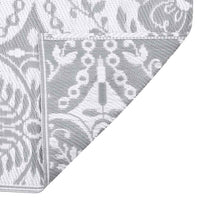 Tappeto da Esterno ARAKIL Grigio Chiaro 80x250 cm in PP 317030