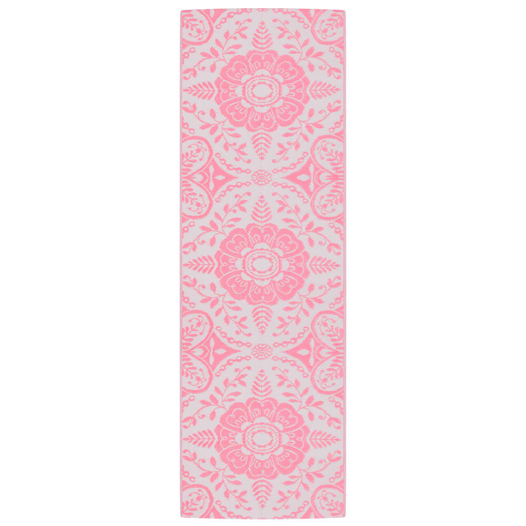 Tappeto da Esterno Rosa 80x250 cm in PP 317036