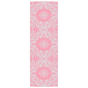Tappeto da Esterno Rosa 80x250 cm in PP 317036
