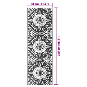 Tappeto da Esterno Rosa 80x250 cm in PP 317036