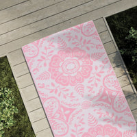 Tappeto da Esterno Rosa 80x250 cm in PP 317036