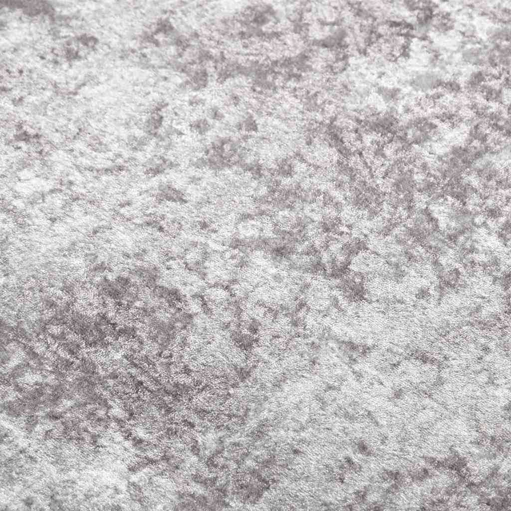 Tappeto Lavabile 120x180 cm Grigio Antiscivolo 337936