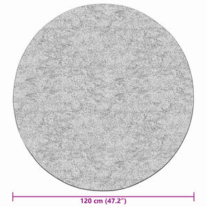 Tappeto Lavabile Ï†120 cm Grigio Antiscivolo cod mxl 59191