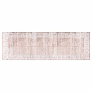 Tappeto Lavabile 80x300 cm Beige Antiscivolo cod mxl 60953