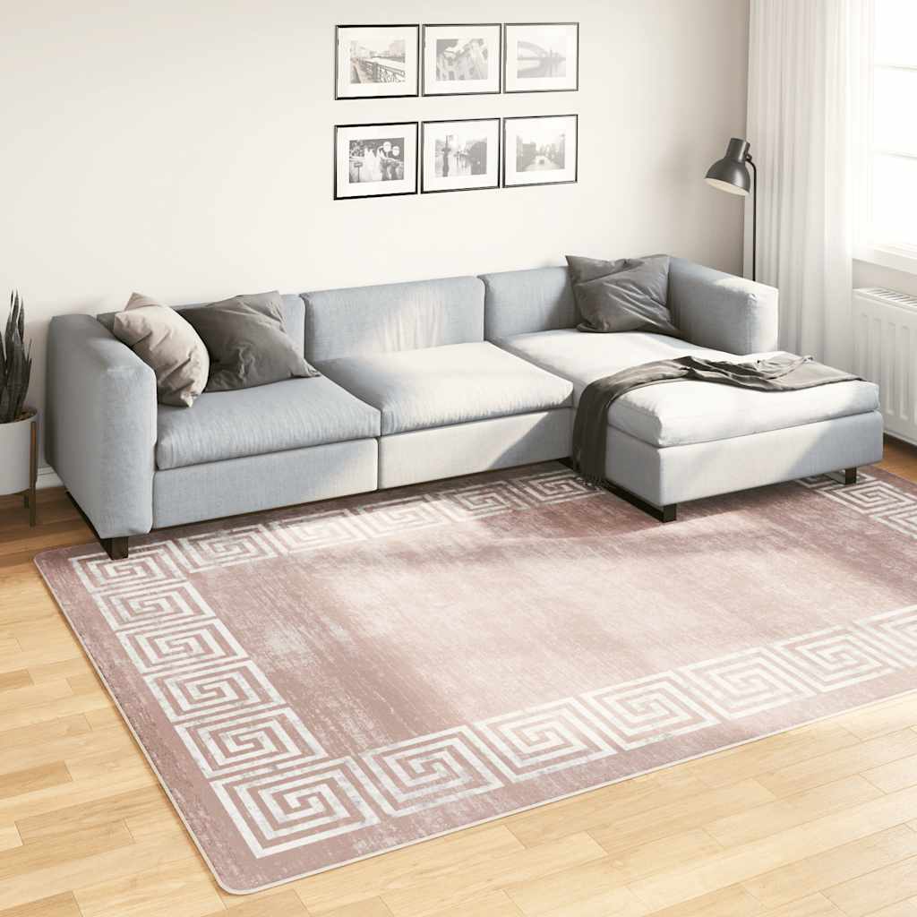 Tappeto Lavabile 190x300 cm Beige Antiscivolo 337944