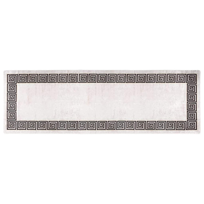 Tappeto Lavabile 80x300 cm Beige Chiaro Antiscivolo cod mxl 58701