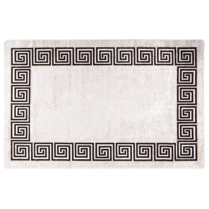 Tappeto Lavabile 160x230 cm Beige Chiaro Antiscivolo cod mxl 61829