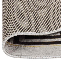 Tappeto Lavabile φ120 cm Beige Chiaro Antiscivolo 337951