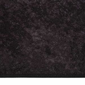 Tappeto Lavabile 190x300 cm Antracite Antiscivolo 337956