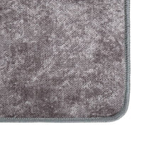 Tappeto Lavabile 80x150 cm Grigio Antiscivolo 337958