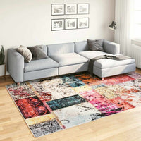 Tappeto Lavabile Patchwork 190x300 cm Multicolore Antiscivolo 337968
