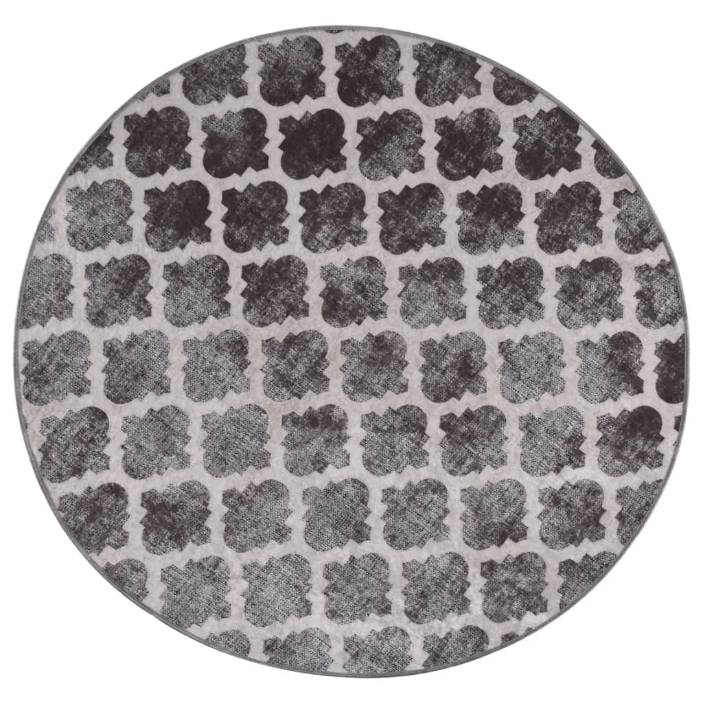 Tappeto Lavabile φ120 cm Multicolore Antiscivolo 337981