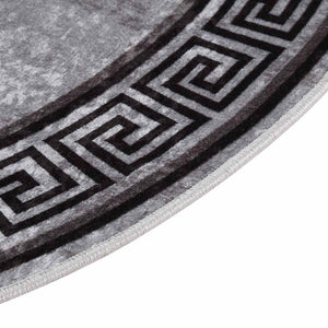 Tappeto Lavabile φ120 cm Multicolore Antiscivolo 337987