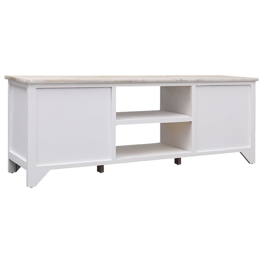 Mobile Porta TV-Mobile per TV-Credenza TV 108x30x40 cm in Legno di Paulownia