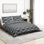 Set Copripiumino Grigio 140x200 cm in Cotone cod mxl 60382