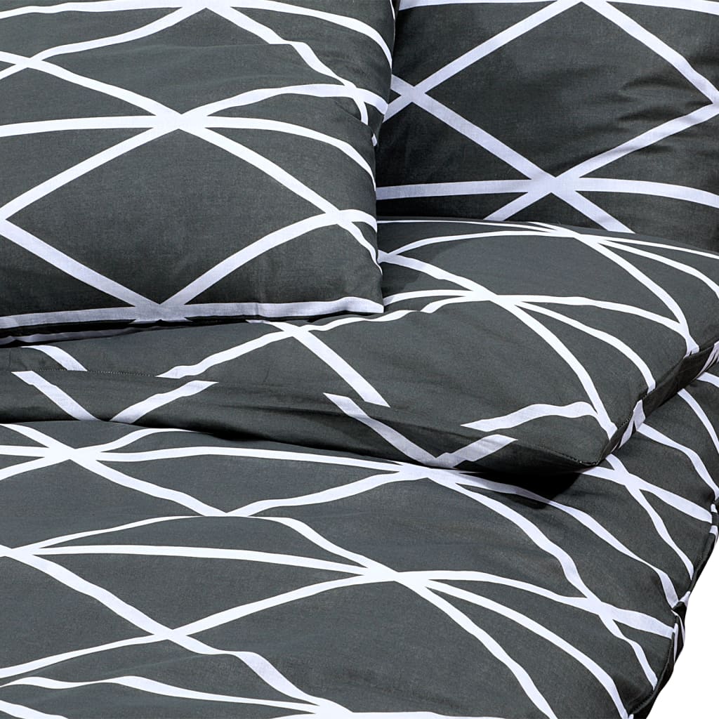 Set Copripiumino Grigio 200x200 cm in Cotone cod mxl 66225