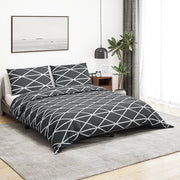 Set Copripiumino Grigio 200x200 cm in Cotone cod mxl 66225