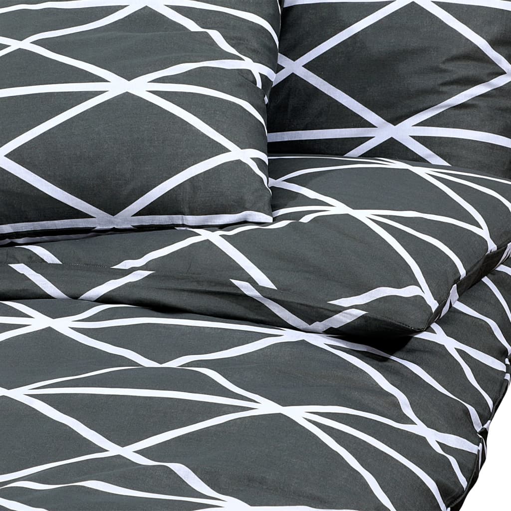 Set Copripiumino Grigio 135x200 cm in Cotone cod mxl 72359