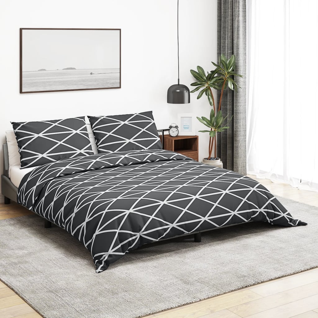 Set Copripiumino Grigio 135x200 cm in Cotone cod mxl 69376