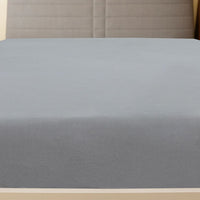 Lenzuolo con Angoli Jersey Grigio 140x200 cm Cotone 136204
