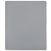 Lenzuola con Angoli Jersey 2pz Grigio 140x200 cm Cotone cod mxl 77637
