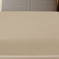 Lenzuolo con Angoli Jersey Tortora 140x200 cm Cotone 136224