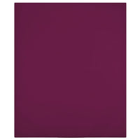 Lenzuola con Angoli Jersey 2pz Bordò 90x200 cm Cotone